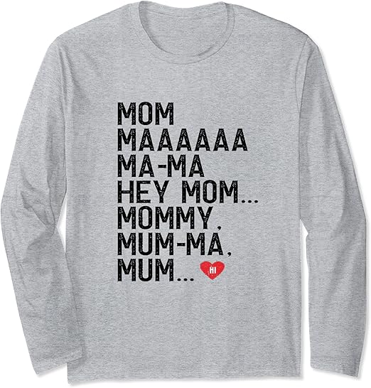 Maman maaaaaa mama hey maman maman maman maman maman salut Manche Longue Amazon.fr